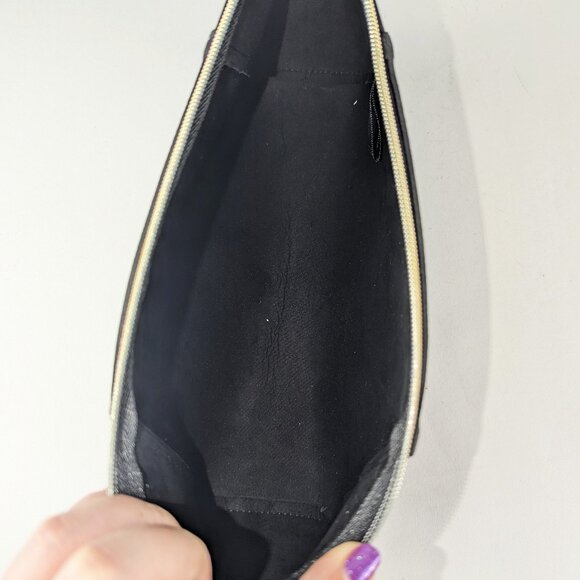 Donna Karan Cosmetics Black Faux Leather Bag - Picture 6 of 6